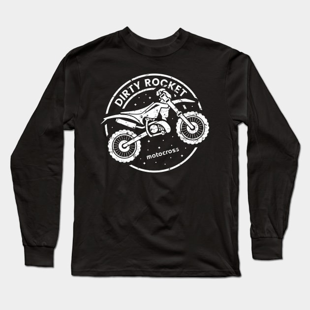 Motocross Long Sleeve T-Shirt by VEKTORKITA